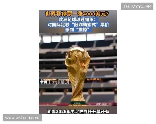 世界杯决赛门票价格惊人平均达3945美元揭幕战最低370美元引发热议